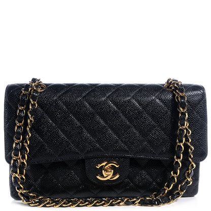 Chanel Caviar Quilted Medium Double Flap Black 1 of 8
