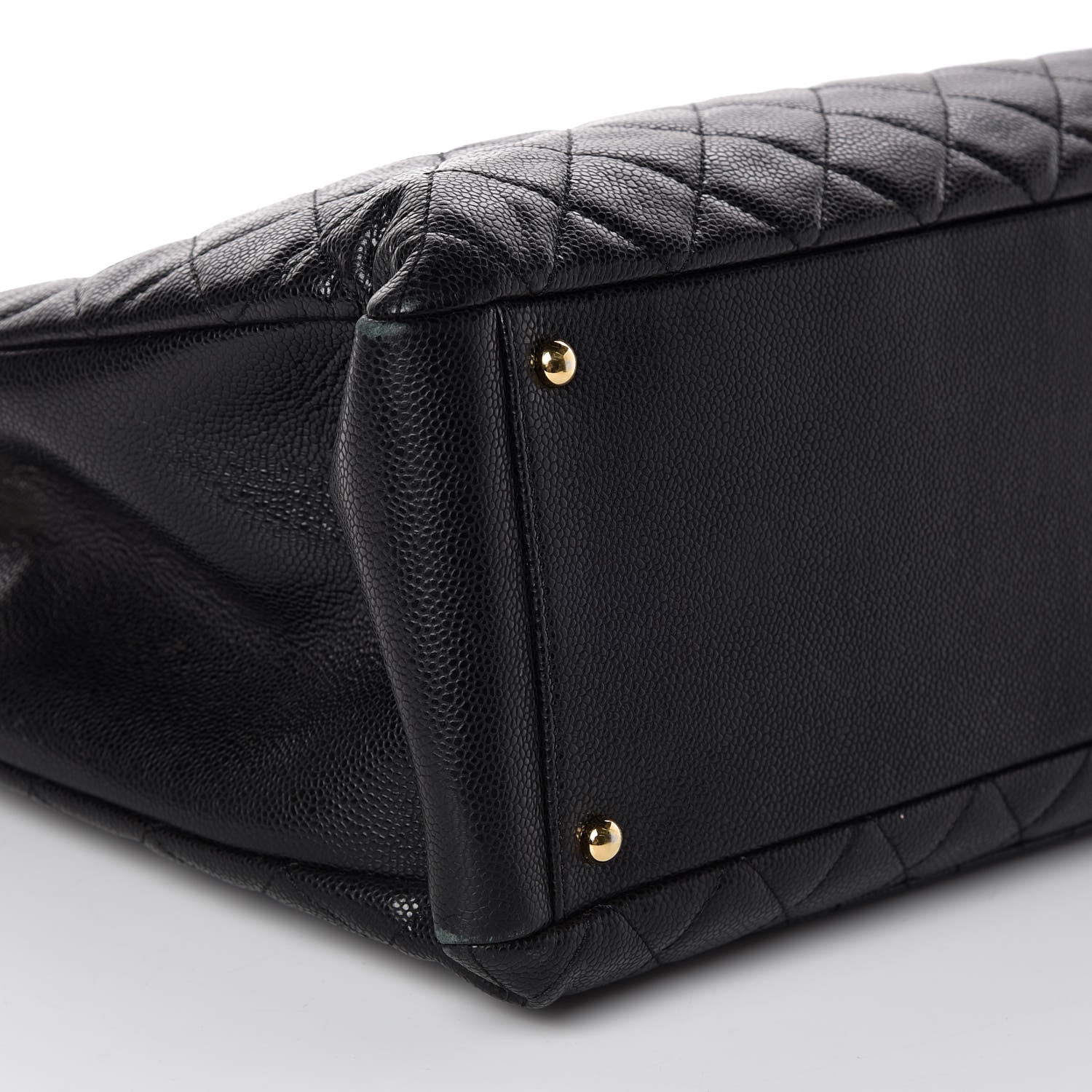 Chanel Caviar Quilted XL Grand Shopping Tote GST Black 5 of 9