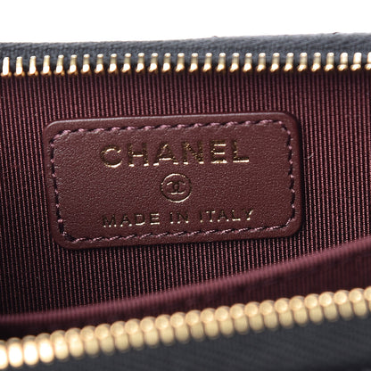 Chanel Caviar Quilted Zip Coin Purse Black 6 of 7