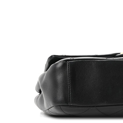 Chanel Lambskin A Real Catch Flap Bag Black 8 of 9