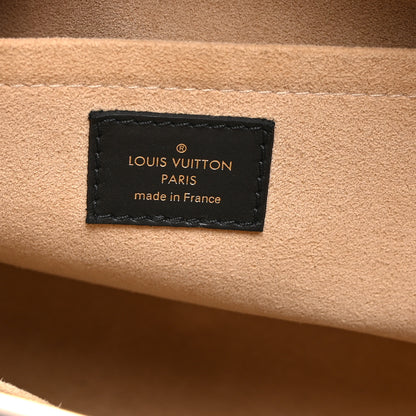Louis Vuitton Calfskin Monogram On My Side MM Laurier Green Toffee Latte Beige 6 of 9
