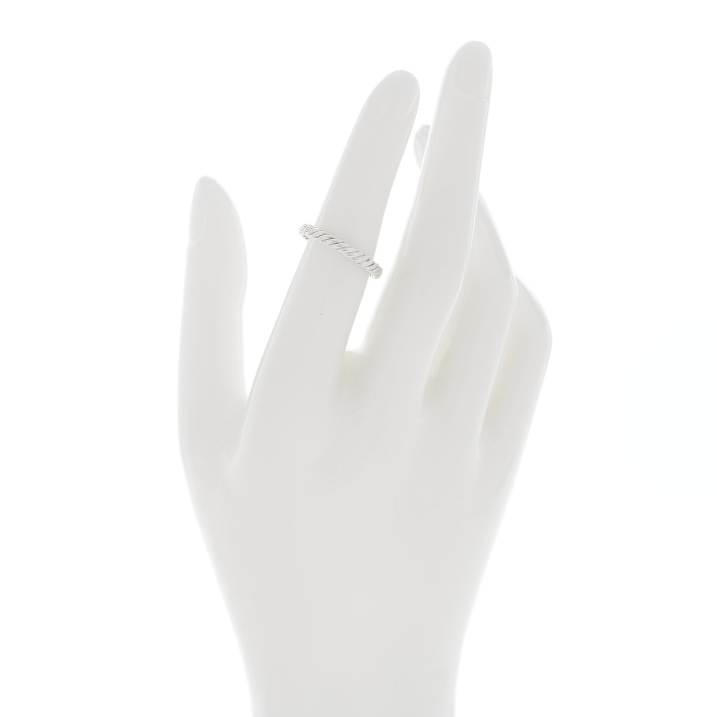 Sterling Silver Cable Classics Band Ring 50 5.25