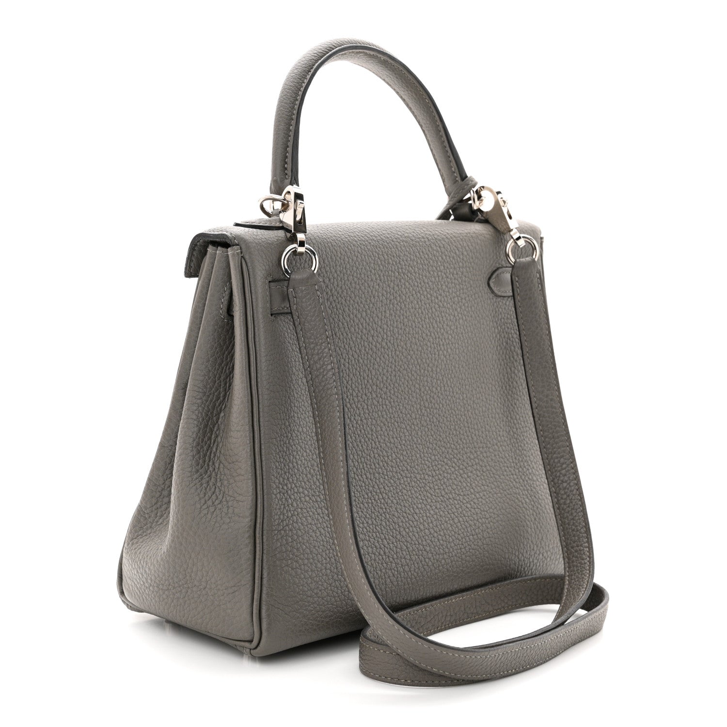 Hermes Togo Kelly Retourne 25 Etain 3 of 12