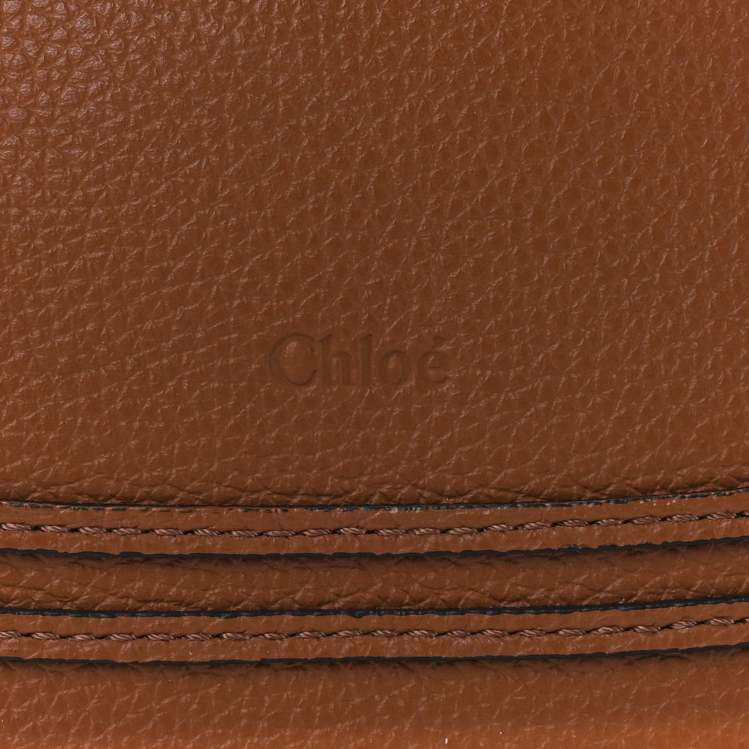 Chloe Calfskin Medium Marcie Satchel Tan 9 of 13