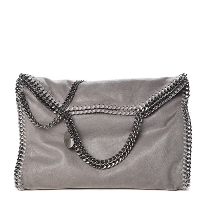Stella McCartney Shaggy Deer Falabella Fold Over Tote Grey 1 of 9