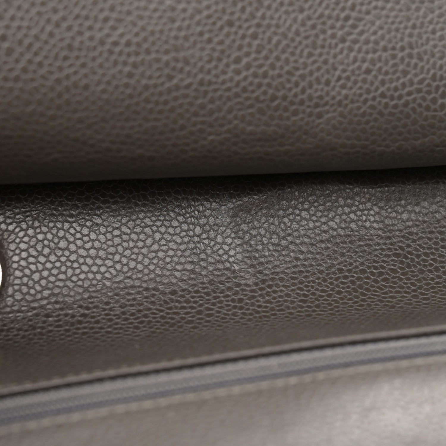 Chanel Caviar Quilted Medium Double Flap Dark Grey 11 of 14