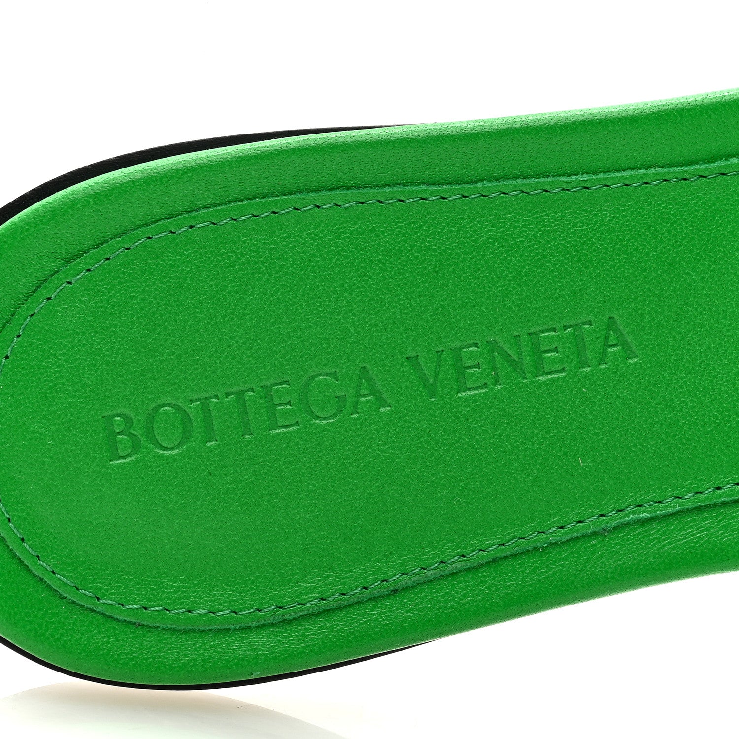 Bottega Veneta Nappa Matelasse Padded Flat Sandals 36.5 Parakeet 7 of 7