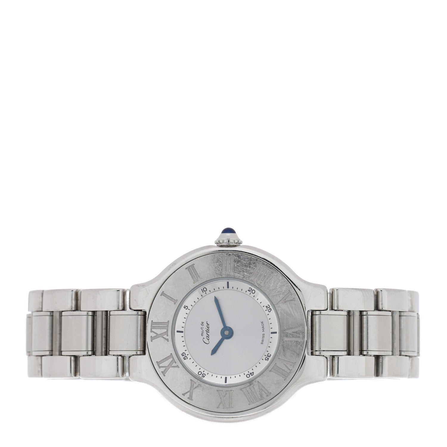 Cartier Stainless Steel 28mm Must De 21 Quartz Watch 2 of 4