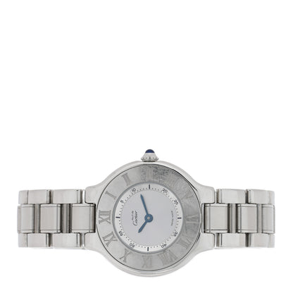 Cartier Stainless Steel 28mm Must De 21 Quartz Watch 2 of 4