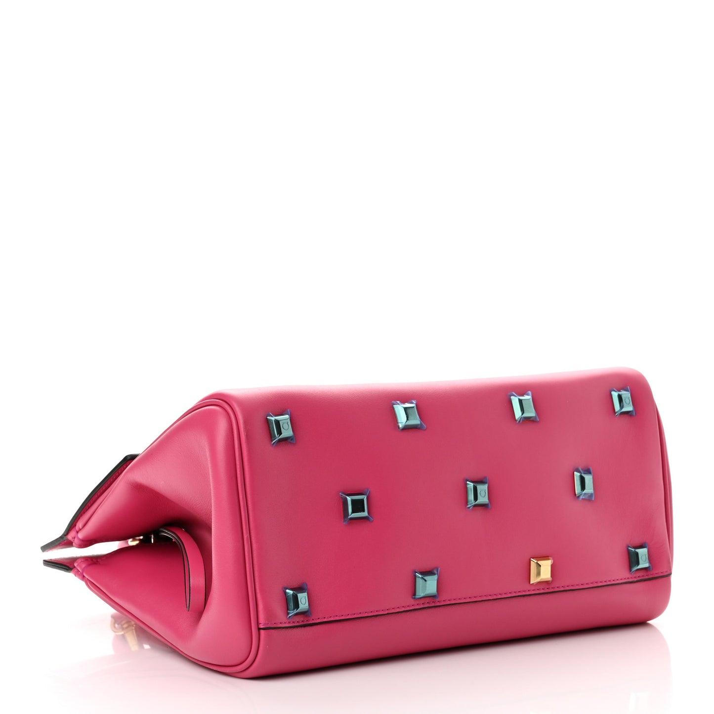 Calfskin Medium Studio Bag Hot Pink