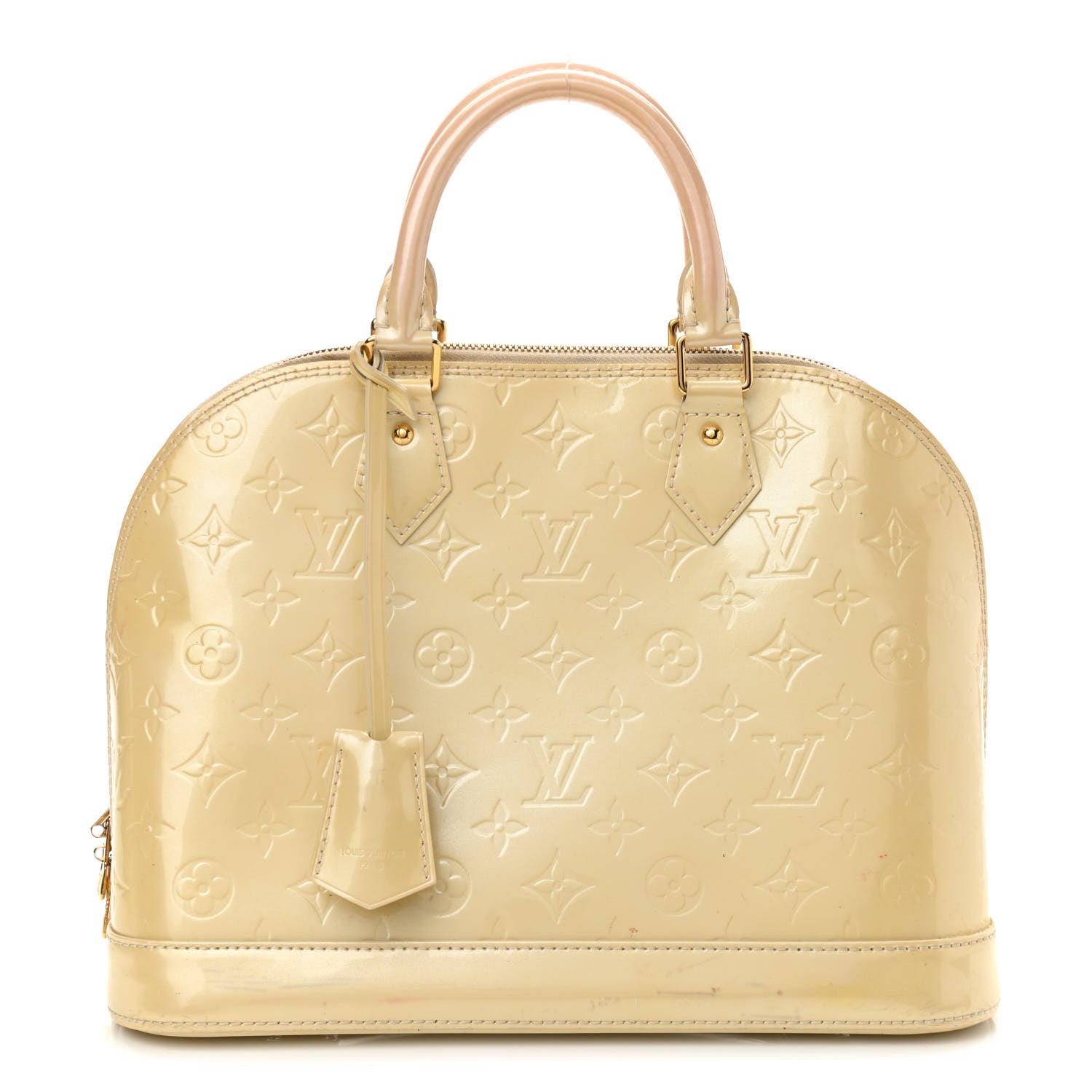 Louis Vuitton Vernis Alma PM Blanc Corail 1 of 21