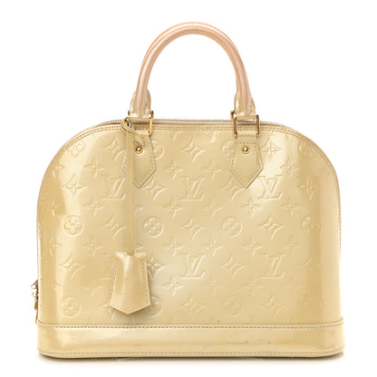 Louis Vuitton Vernis Alma PM Blanc Corail 1 of 21