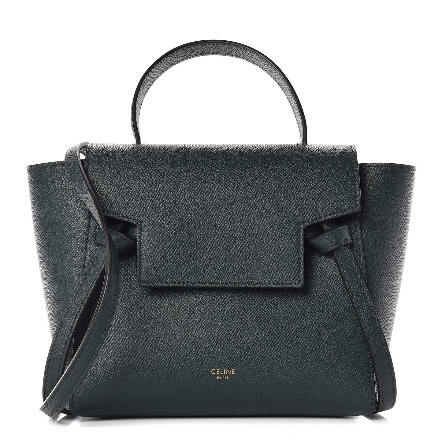 Grained Calfskin Nano Belt Bag Amazone