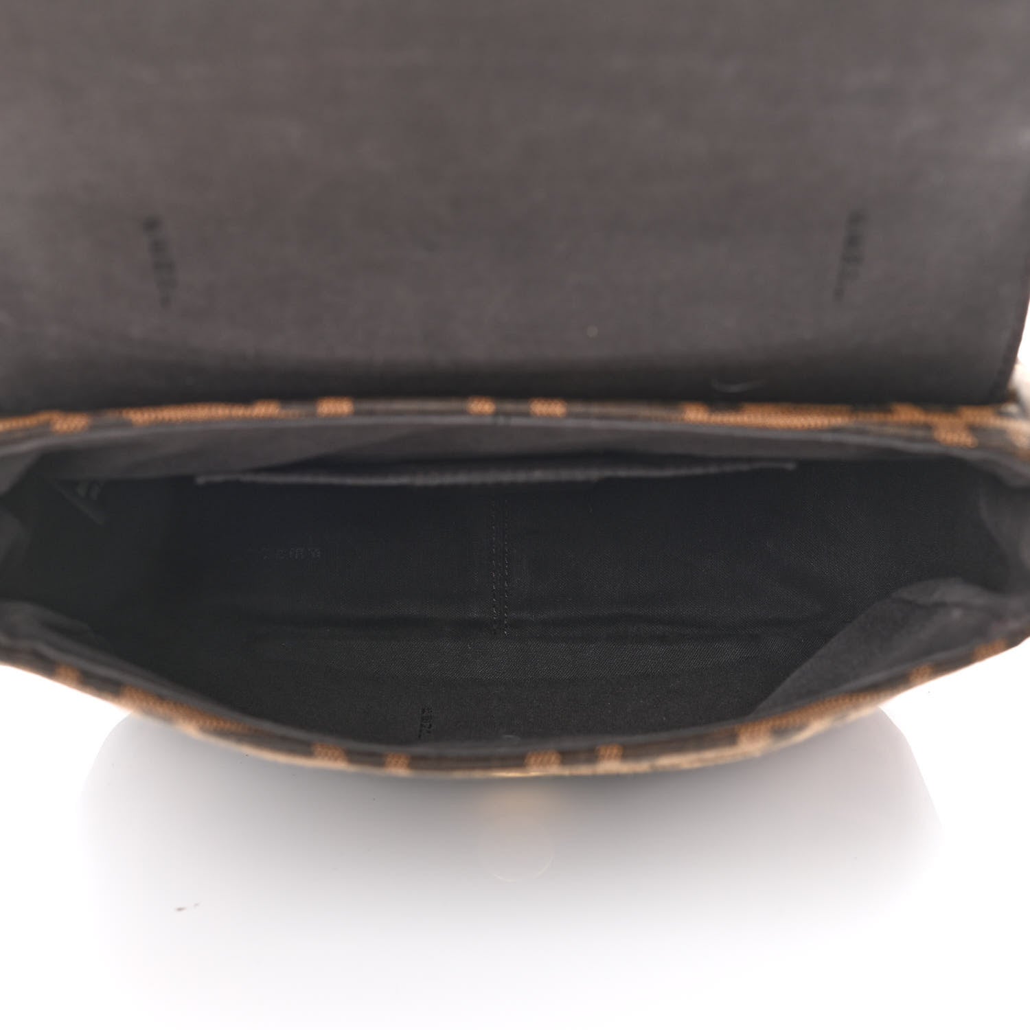 Fendi Zucca Vitello Elite Small Messenger Bag Tobacco Ecstasy 4 of 10