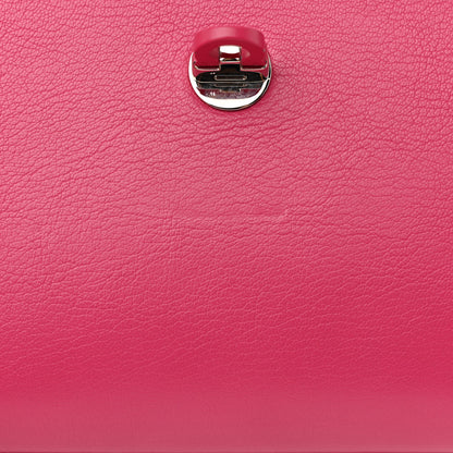 Salvatore Ferragamo Calfskin The Piccolo Boxyz Top Handle Bag Pink 19 of 21