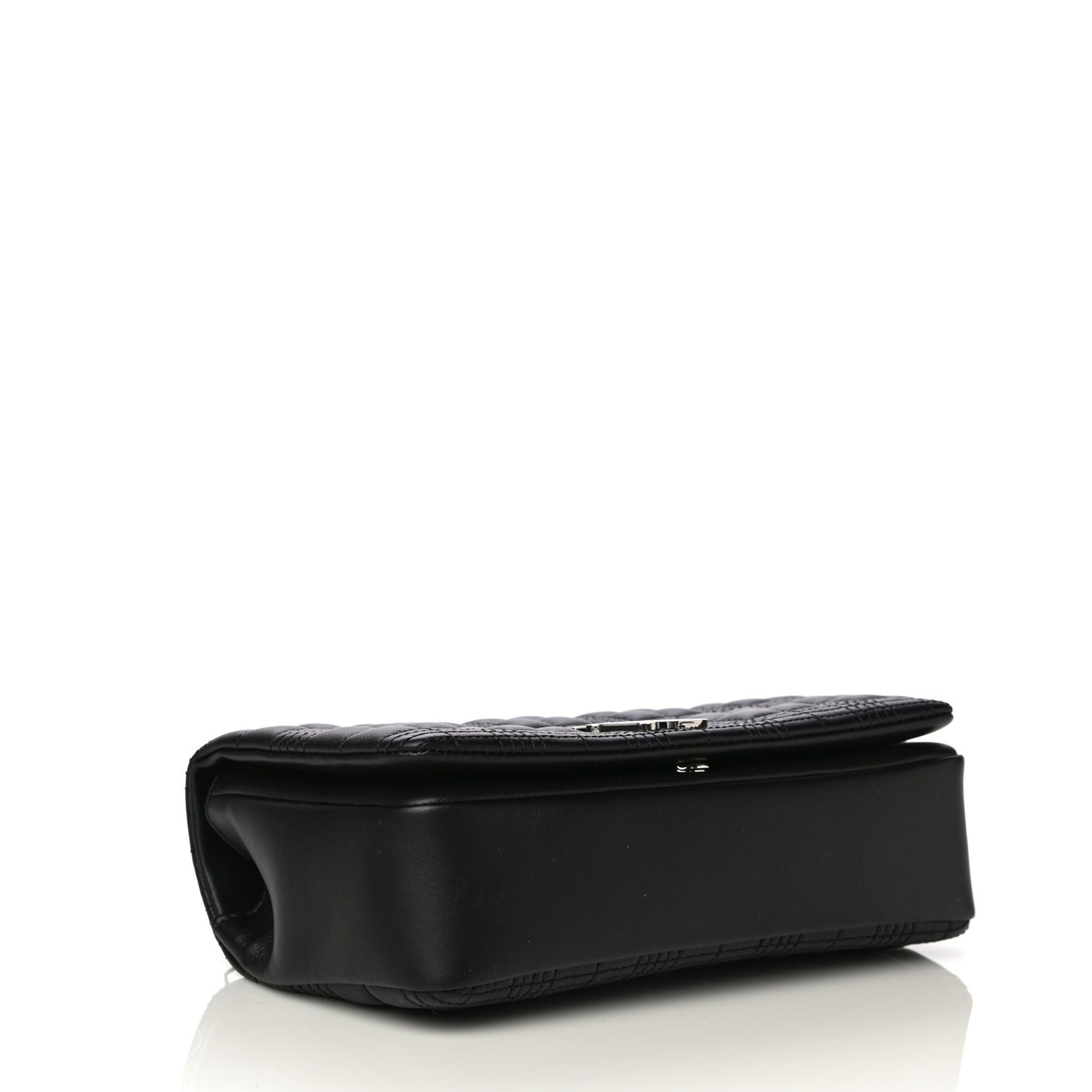 Lambskin Quilted Small Lola Bag Black