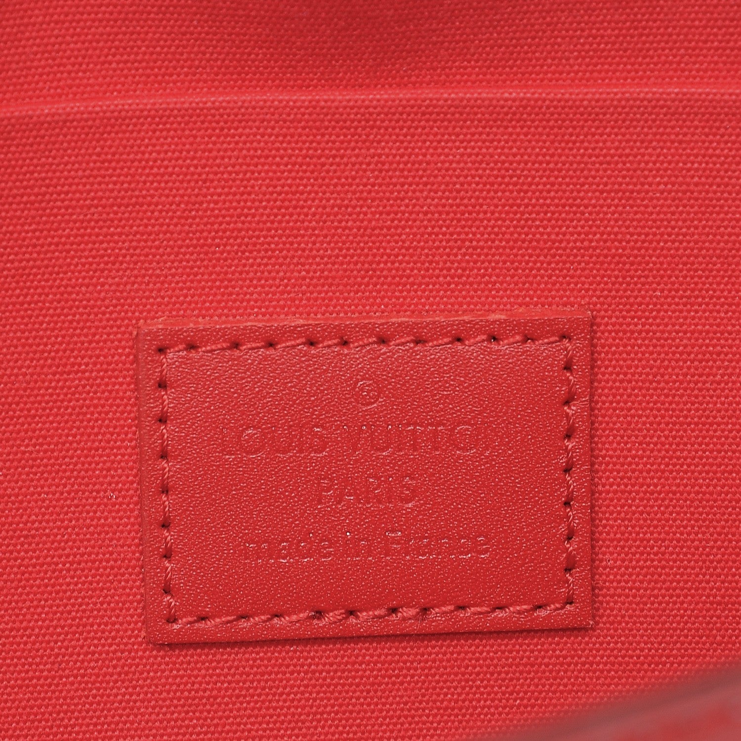 Louis Vuitton Vernis Felicie Pochette Chain Wallet Cherry 6 of 7
