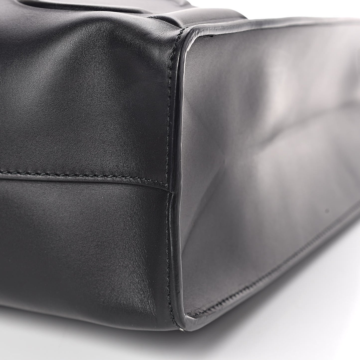 Calfskin Embossed Medium XL Tote Black