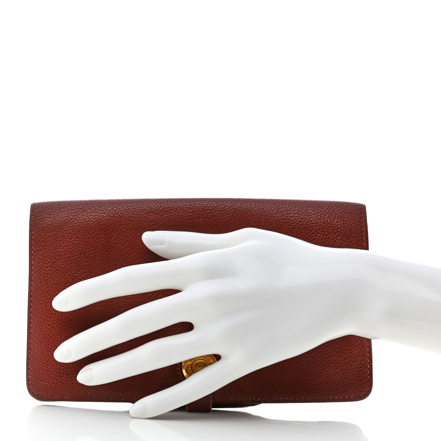 Hermes Evergrain Dogon Wallet Havane 2 of 13