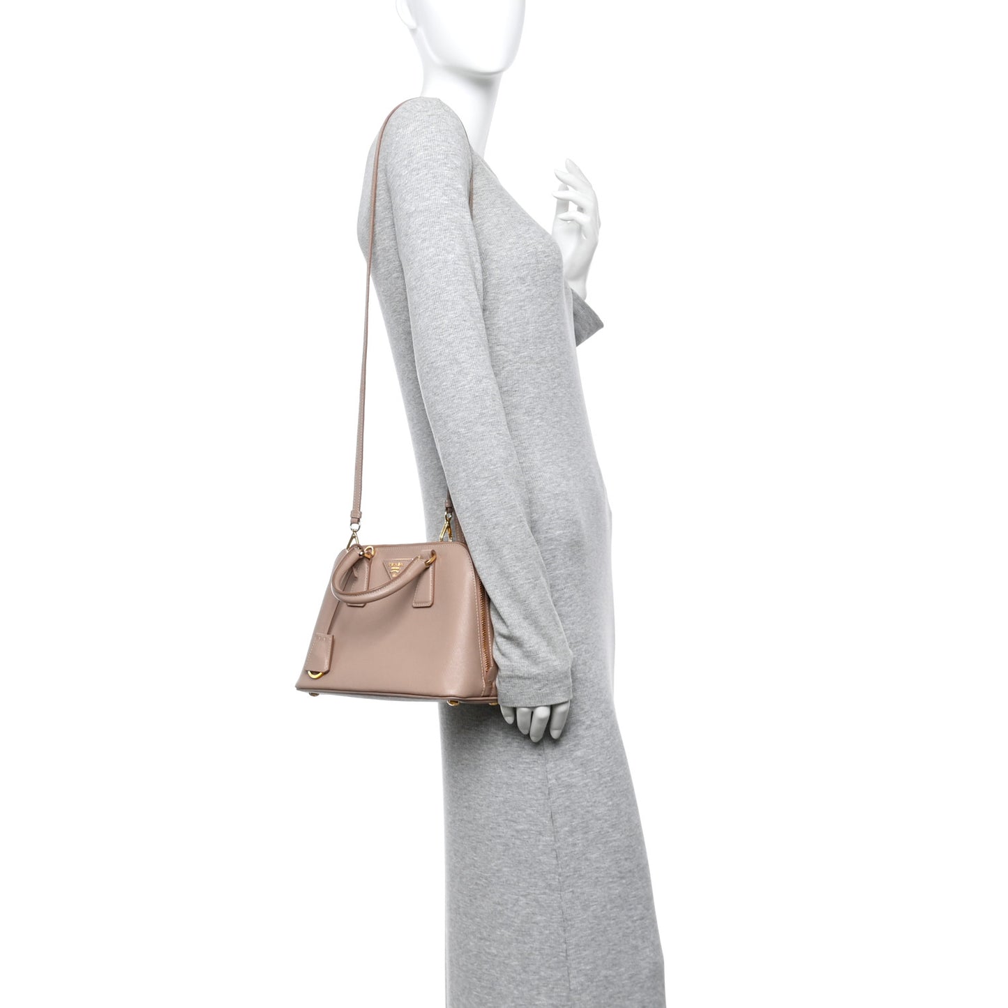 Saffiano Lux Small Promenade Tote Cammeo