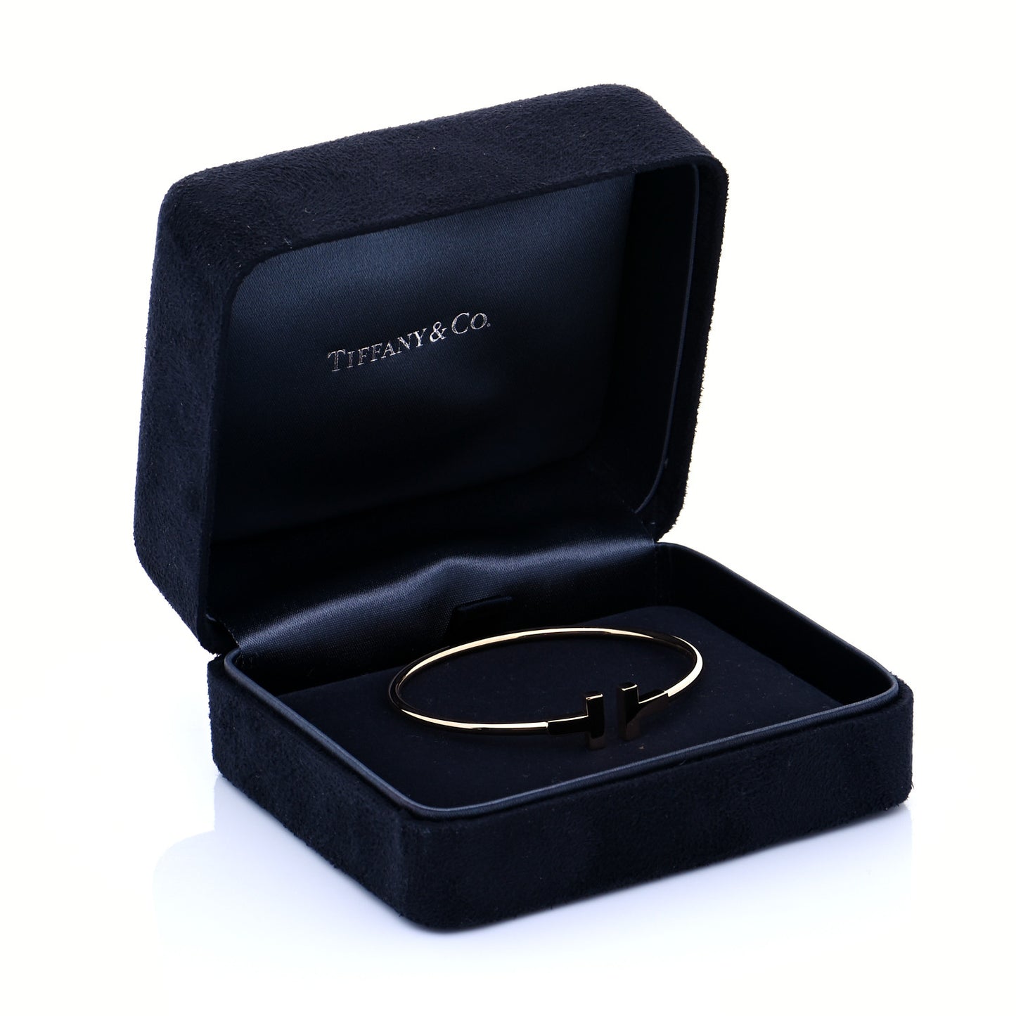 18K Rose Gold T Wire Bracelet