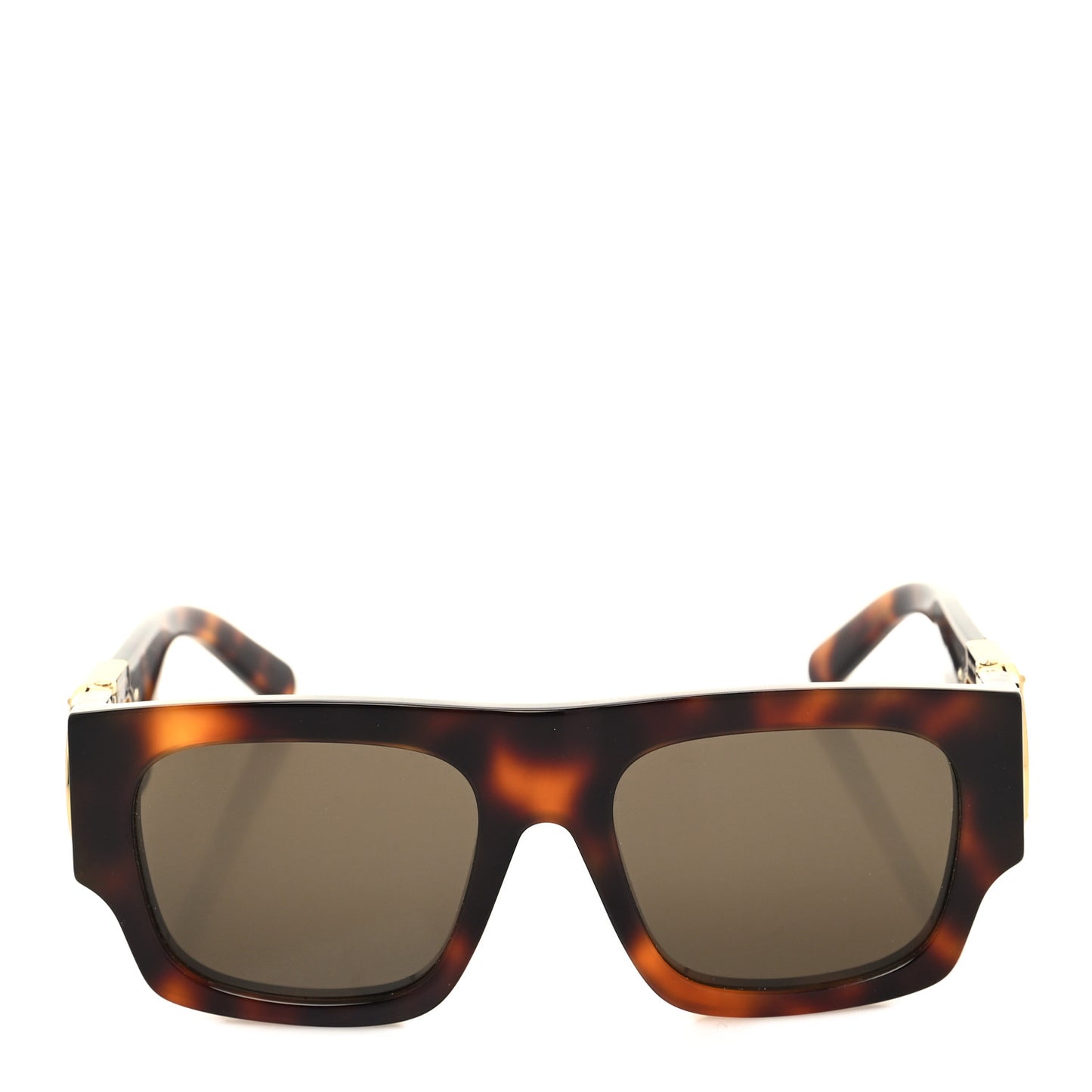 Acetate LV Link Square Sunglasses Z1479W Dark Tortoise