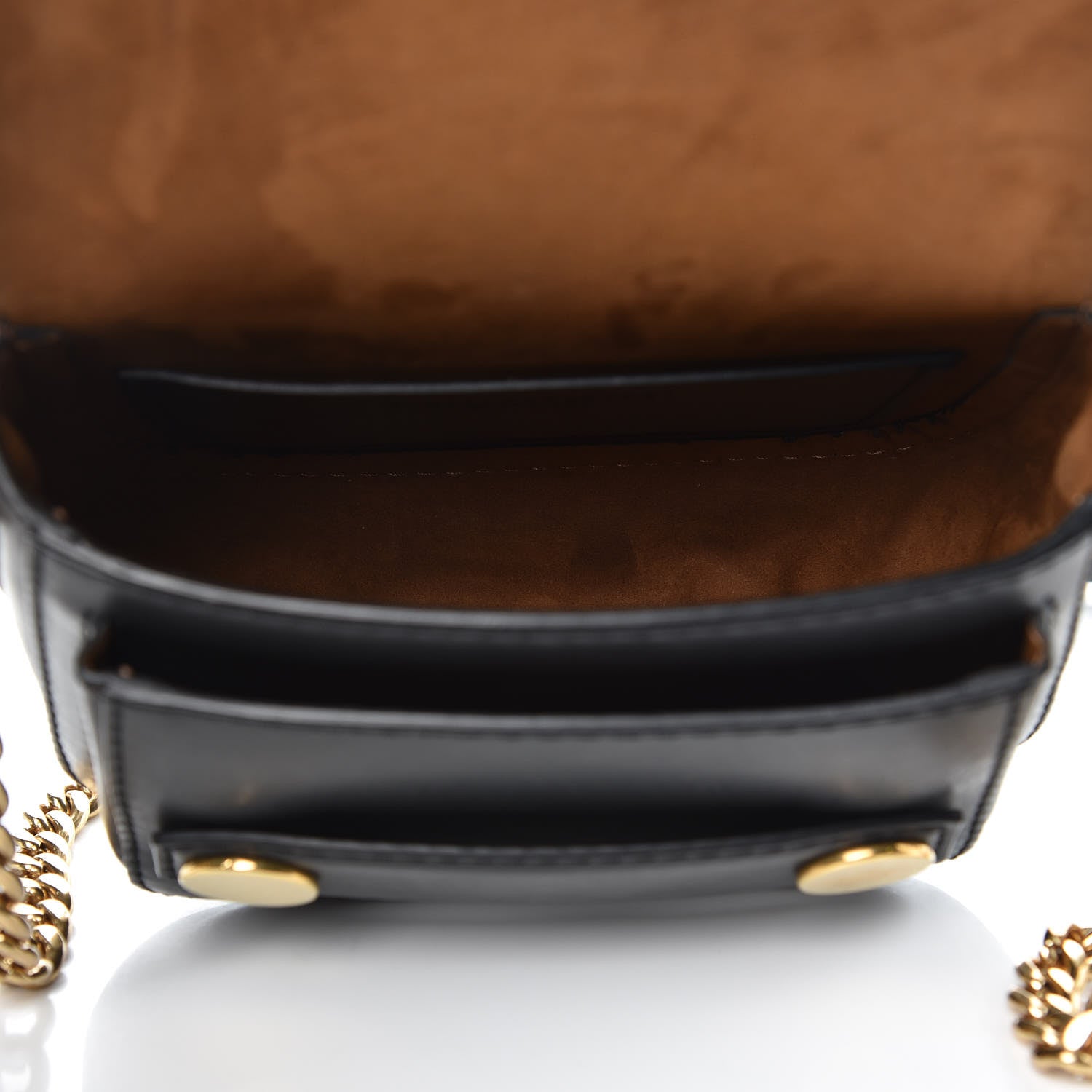 Stella McCartney Eco Alter Nappa Popper Shoulder Bag Black 5 of 8