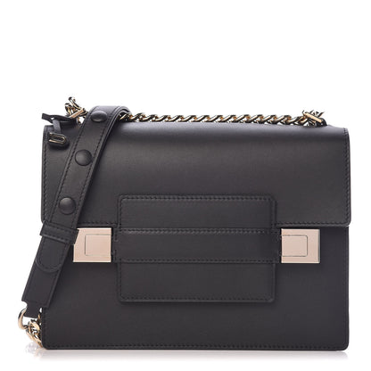 Delvaux Calfskin Madame PM Chaine Bag Black 1 of 13