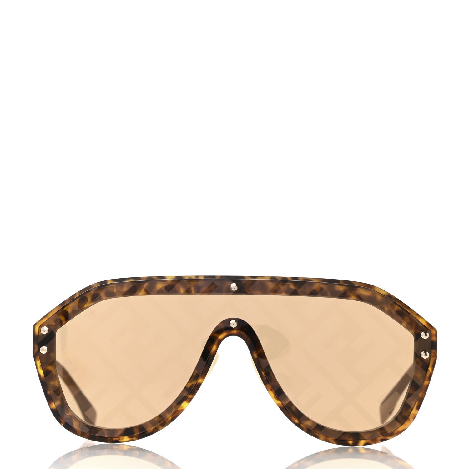 Fendi FF Fabulous Shield Sunglasses FF M0039/G/S Beige 2 of 8