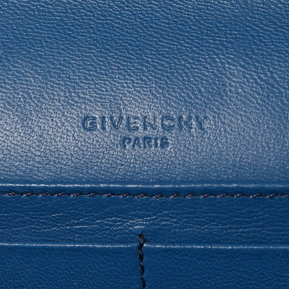 Givenchy Goatskin Pandora Flap Continental Wallet Medium Blue 7 of 13