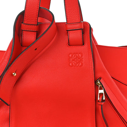 Loewe Calfskin Medium Hammock Shoulder Bag Scarlet Red 8 of 11
