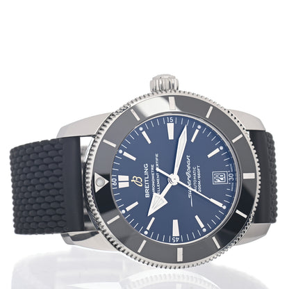 Breitling Stainless Steel Rubber 42mm Superocean Heritage II B20 Automatic Watch Blue AB2010161C1A1 2 of 5