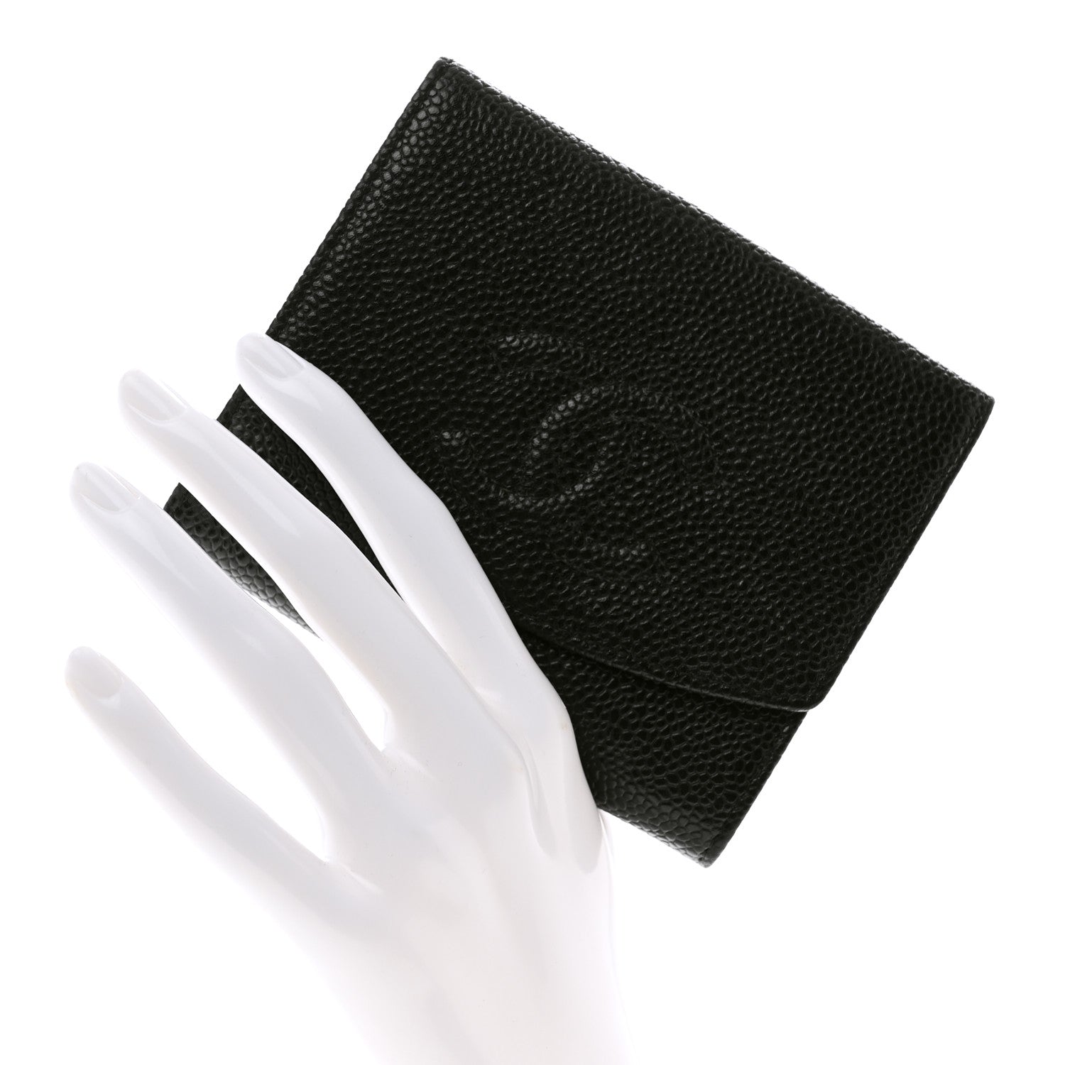 Chanel Caviar Timeless CC Flap Wallet Black 2 of 10