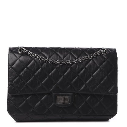 Chanel Aged Calfskin Quilted 2.55 Reissue 226 Flap Black 1 of 14