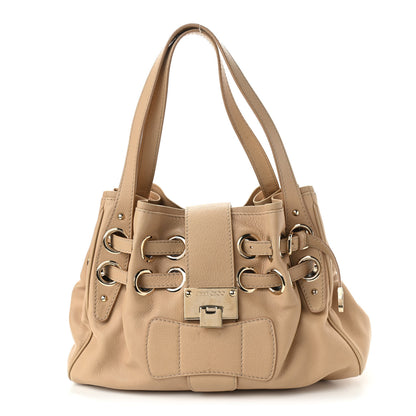 Jimmy Choo Calfskin Ramona Nude 1 of 13
