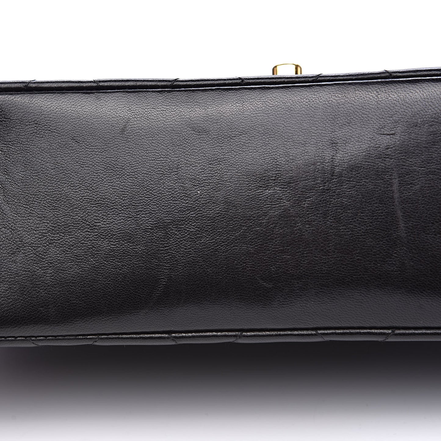Lambskin Quilted Small Single Flap Bag Black