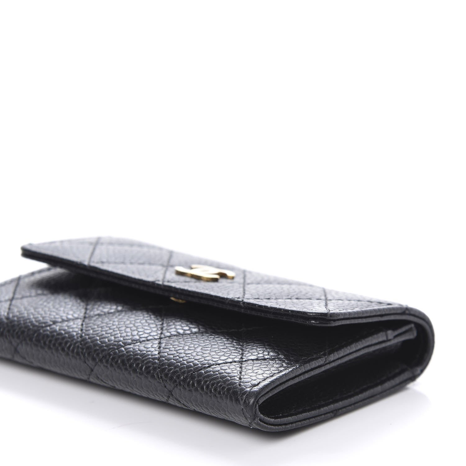 Chanel Caviar Quilted Flap Card Holder Black 7 of 11