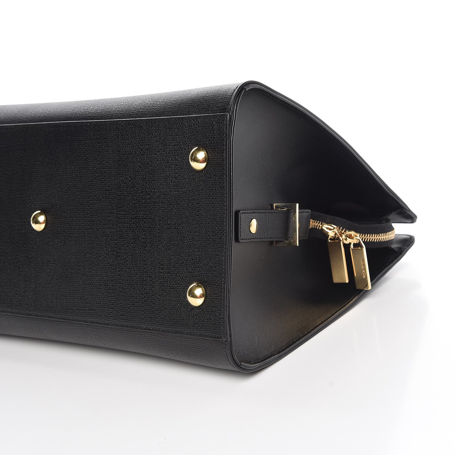 Saint Laurent Textured Calfskin Medium Classic Y Cabas Black 9 of 9