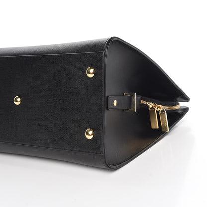 Saint Laurent Textured Calfskin Medium Classic Y Cabas Black 9 of 9