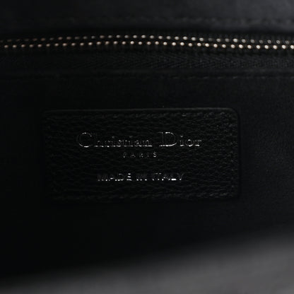 Christian Dior Grained Calfskin Cannage Medium Lady Dior Black 6 of 10