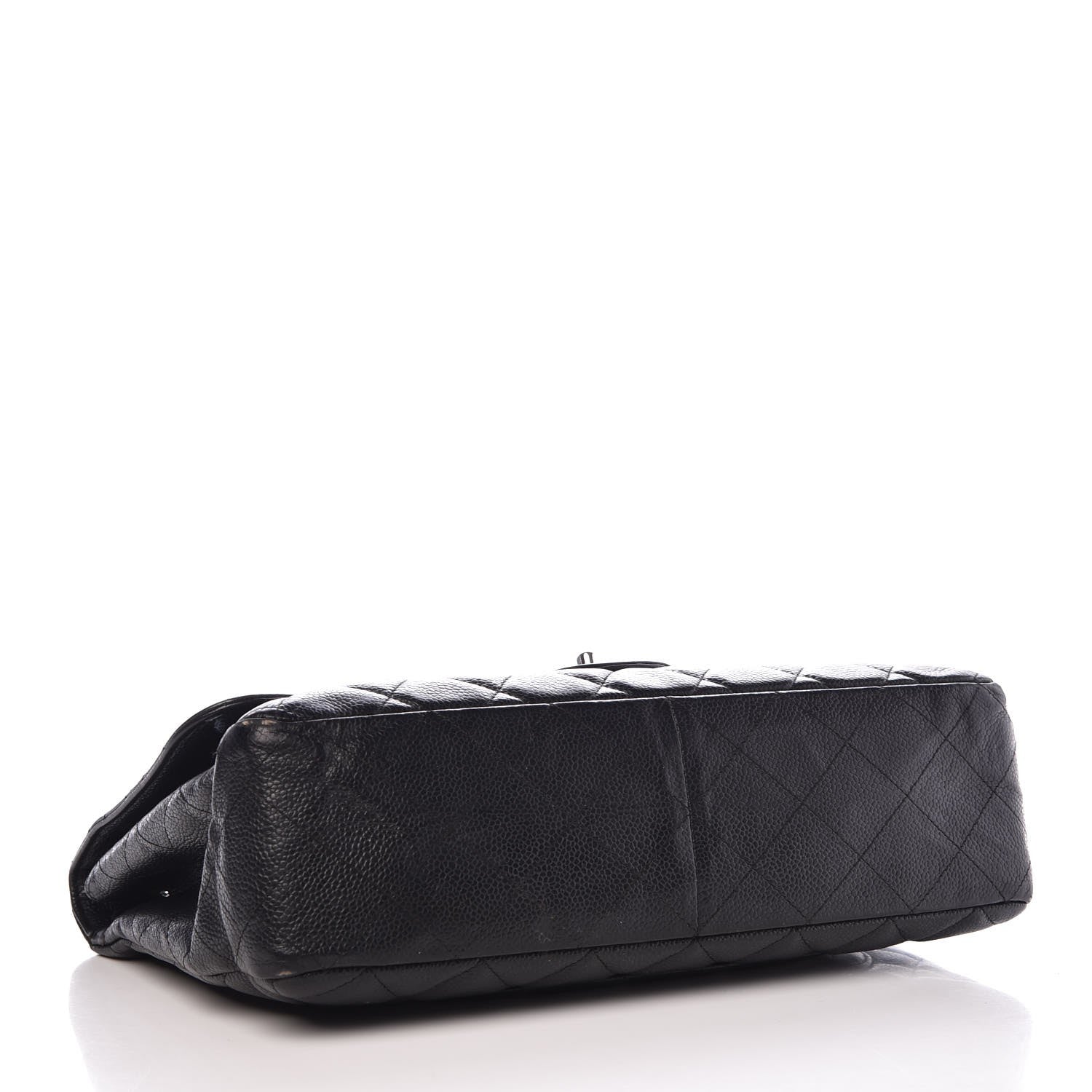 Chanel Caviar Quilted Jumbo Single Flap Black 4 of 18