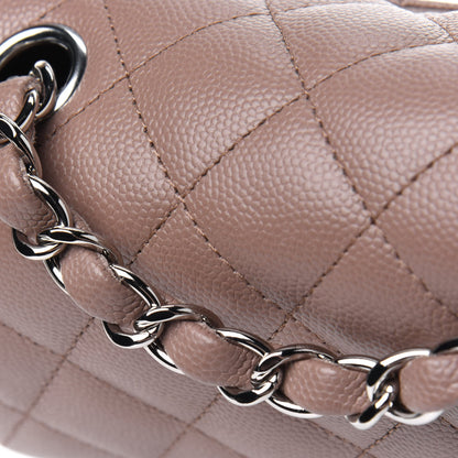 Chanel Caviar Quilted Mini Rectangular Flap Dark Beige 5 of 5