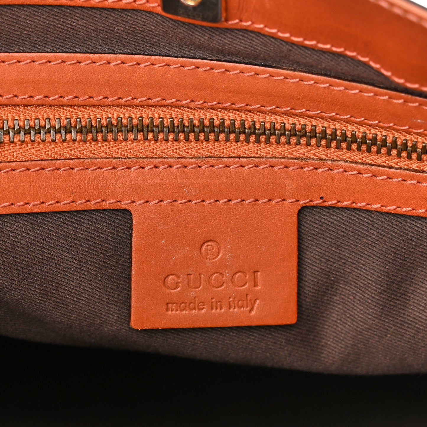 Monogram Braided Shoulder Bag Brown