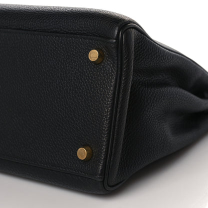 Hermes Togo Kelly Retourne 32 Black 9 of 10