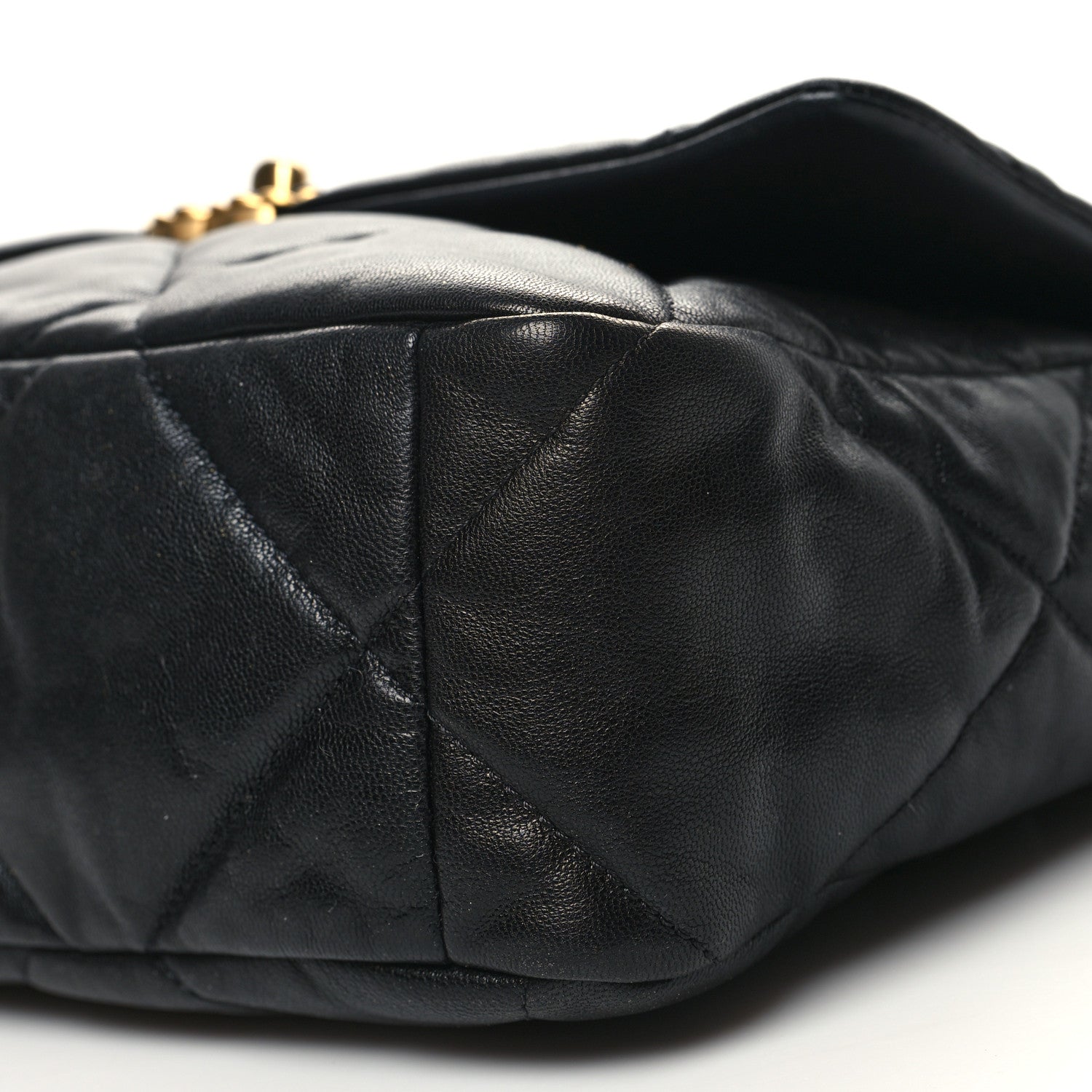Chanel Lambskin Quilted Large Chanel 19 Flap Black 10 of 11