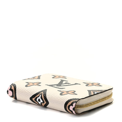 Louis Vuitton Monogram Giant Wild At Heart Zippy Coin Purse Creme 5 of 8