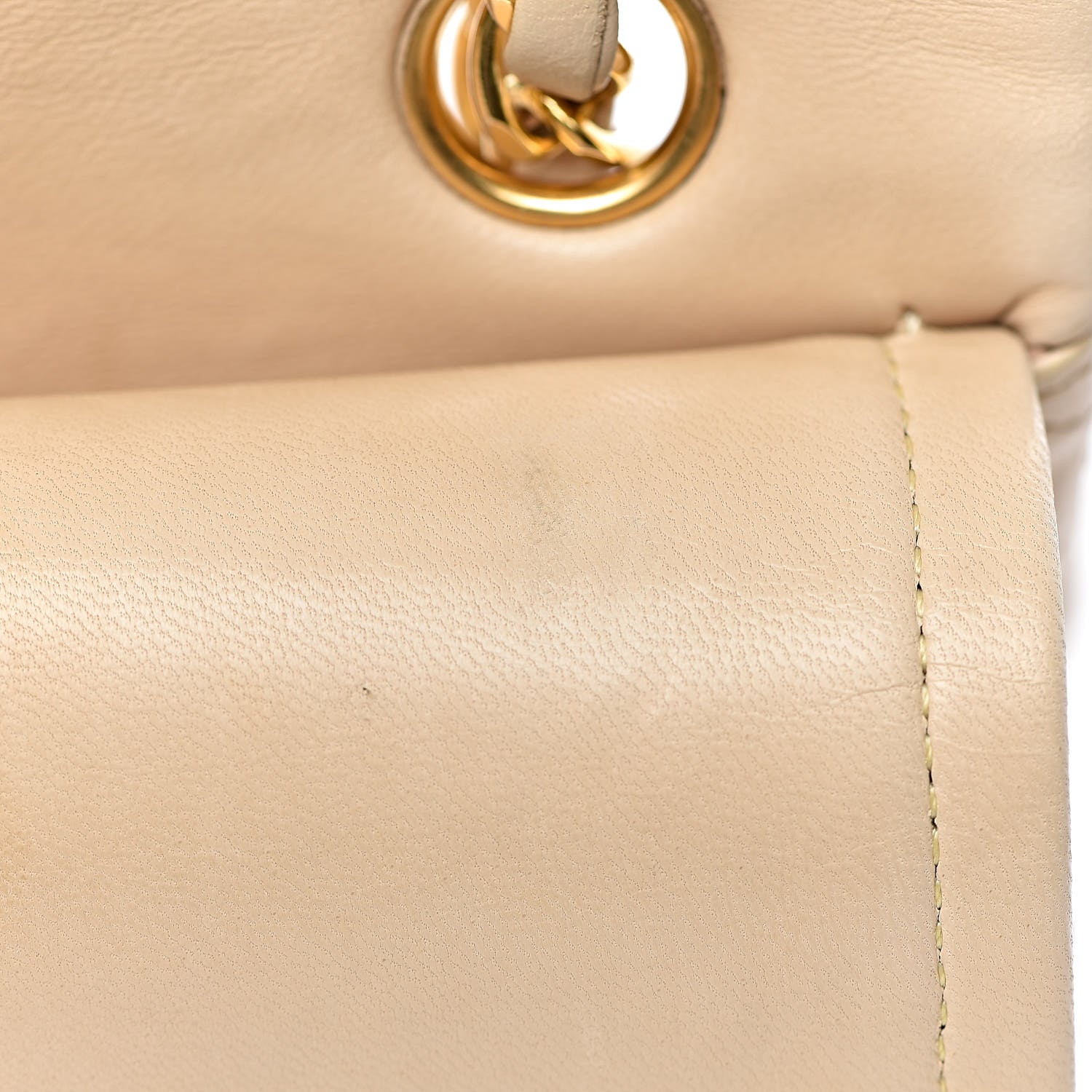 Chanel Lambskin Quilted Small Double Flap Beige 18 of 18