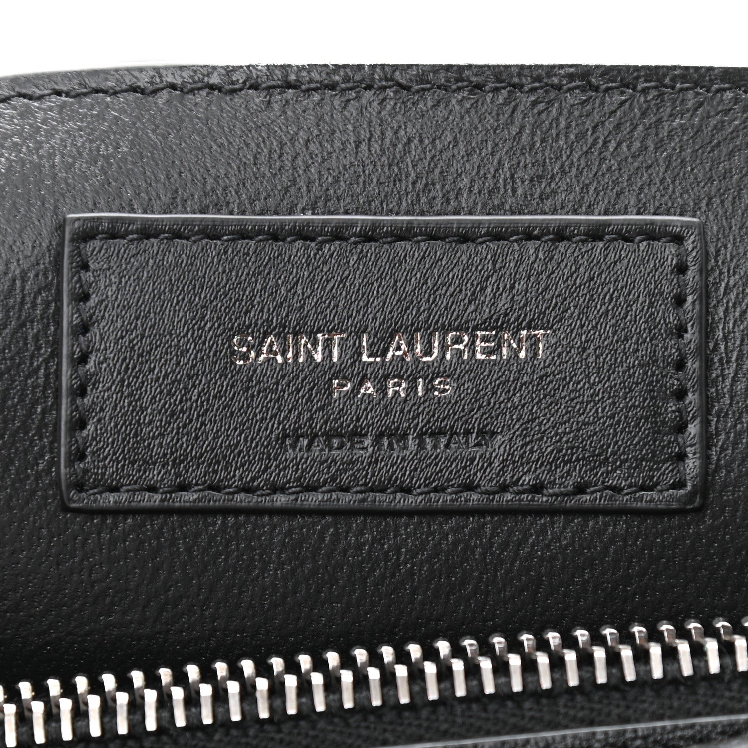 Saint Laurent Sheepskin Matelasse Chevron Monogram Large College Satchel Black 6 of 10