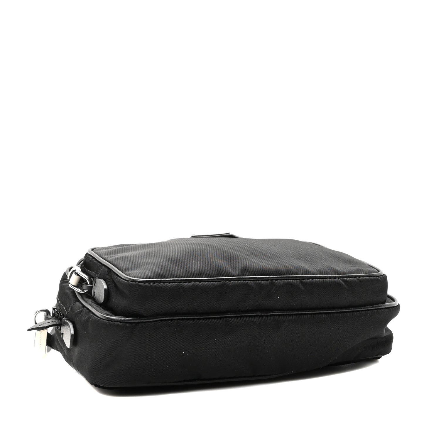 Tessuto Nylon Studded Belt Bag Black White