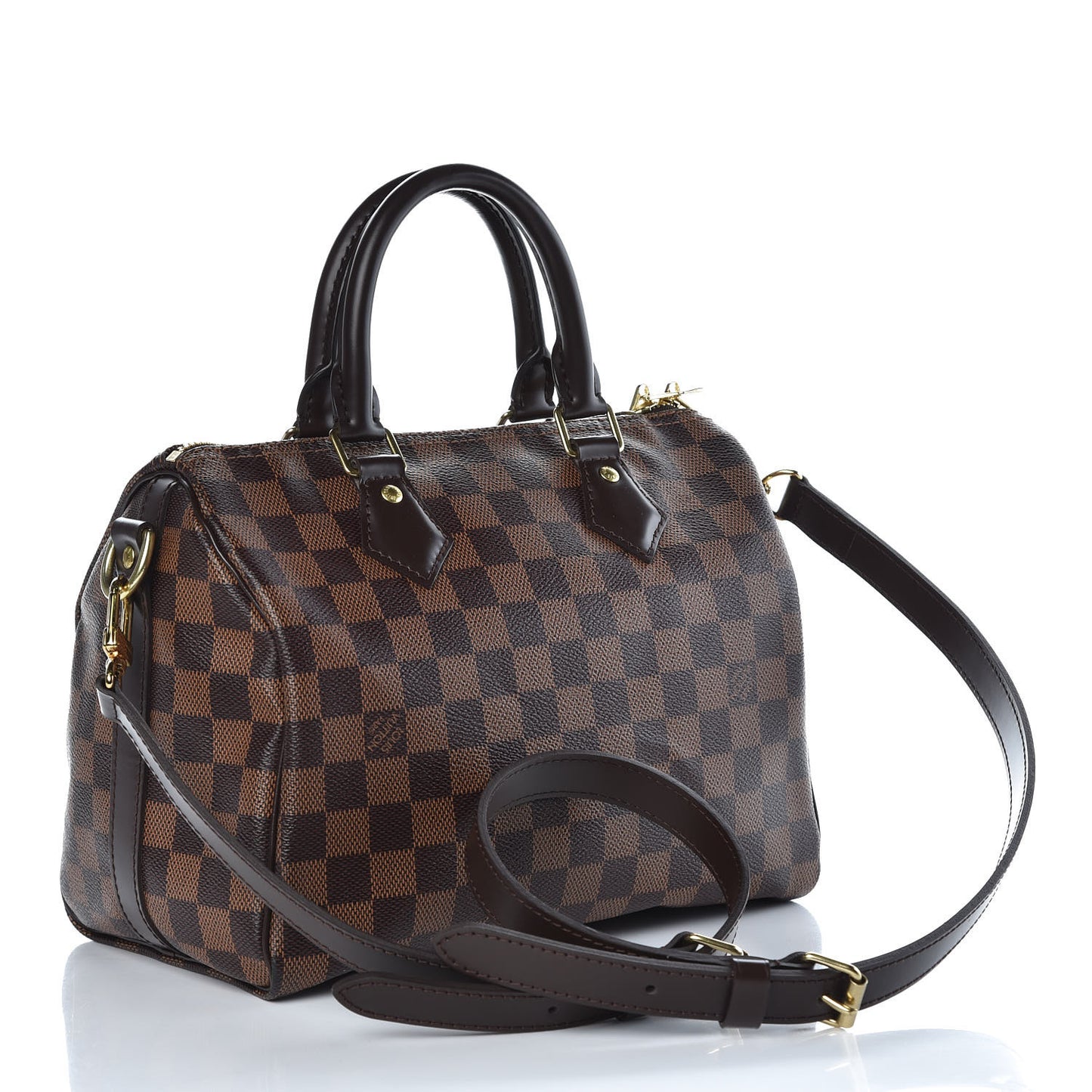 Damier Ebene Speedy Bandouliere 25